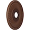 Ekena Millwork Berkshire PVC Medallion (Canopies up to 8 3/8"), 19"OD x 3 1/2"ID x 1"P, Metallic Rust CMP19BEDRU - alternate 5